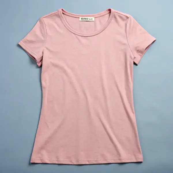 V-Neck Plain T-Shirt